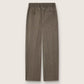Isiah grey virgin wool flannel jogger trousers