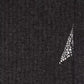 Dark gray socks with crystal star on the back