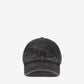 Anthracite baseball cap with tone-on-tone embroidered star