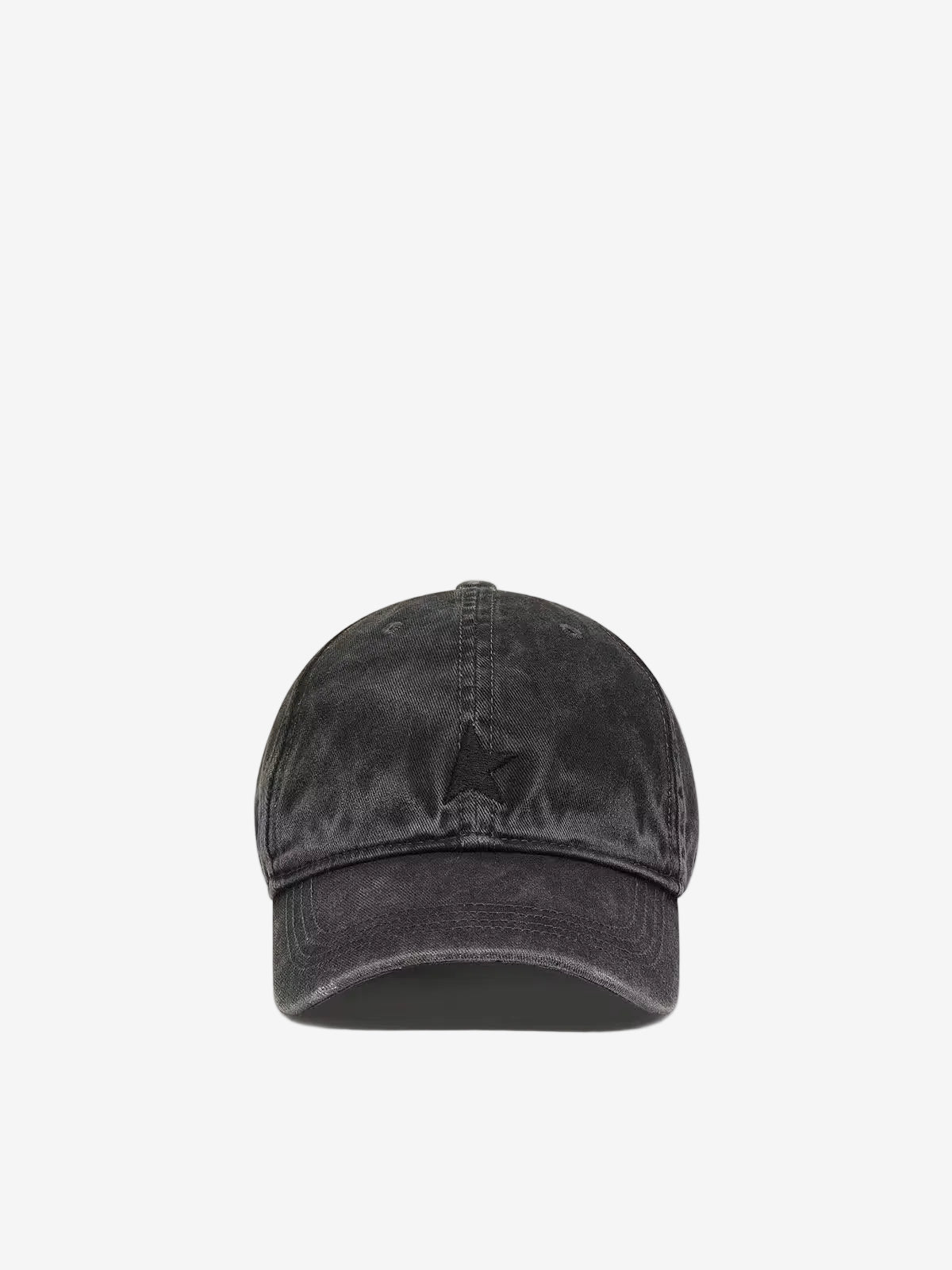 Anthracite baseball cap with tone-on-tone embroidered star