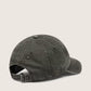 Dark olive-green baseball cap with tone-on-tone embroidered star