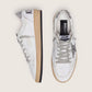 Women's Ball Star in nappa with silver glitter star and heel tab