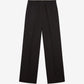 Women’s sweatpants in dark blue wool gabardine