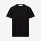 Women’s regular-fit distressed T-shirt in black