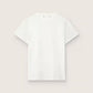 Distressed slim-fit women’s T-shirt in white