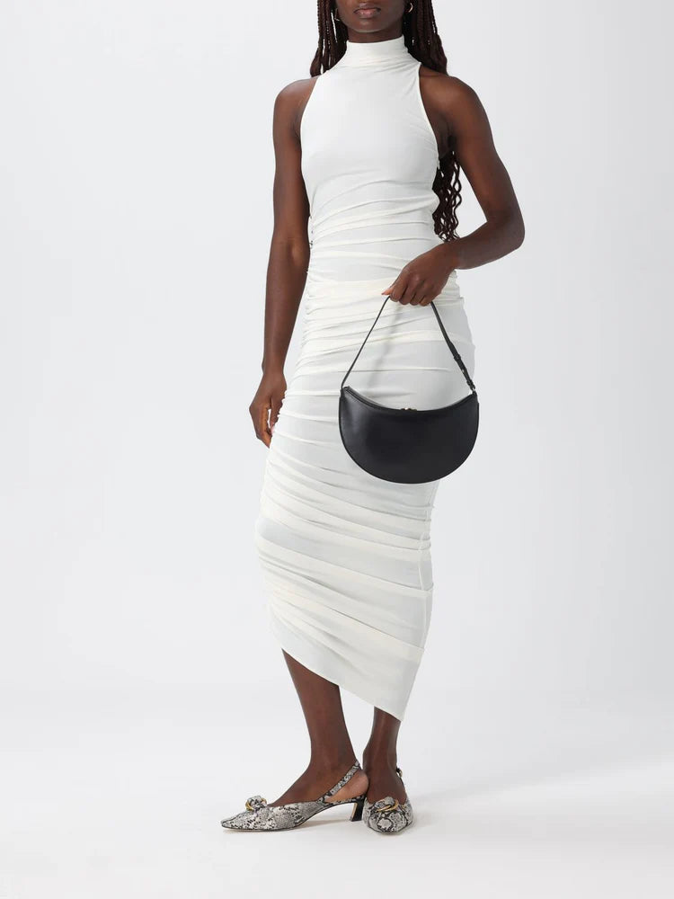 Black JACQUEMUS back on a white background