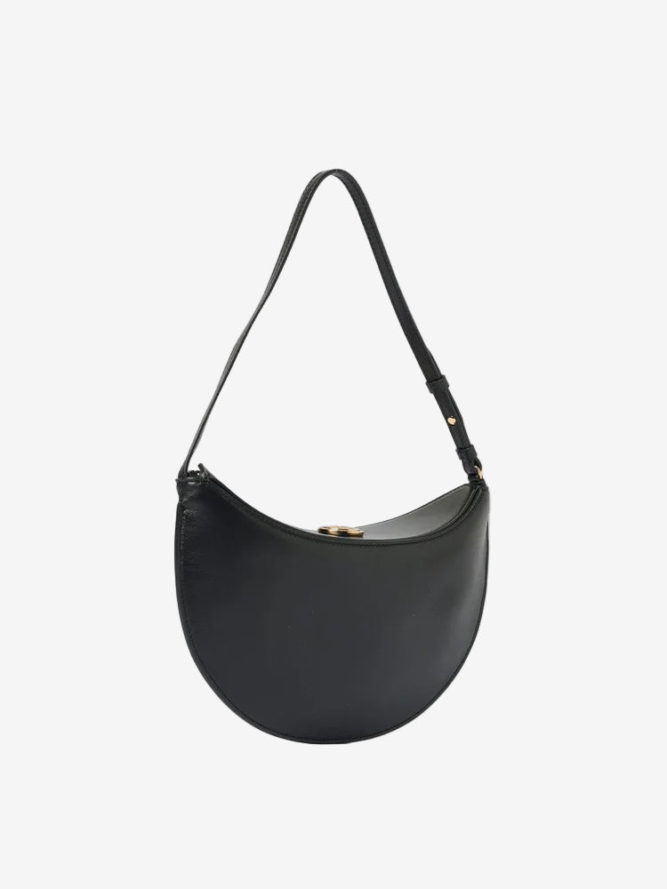 Black JACQUEMUS back on a white background