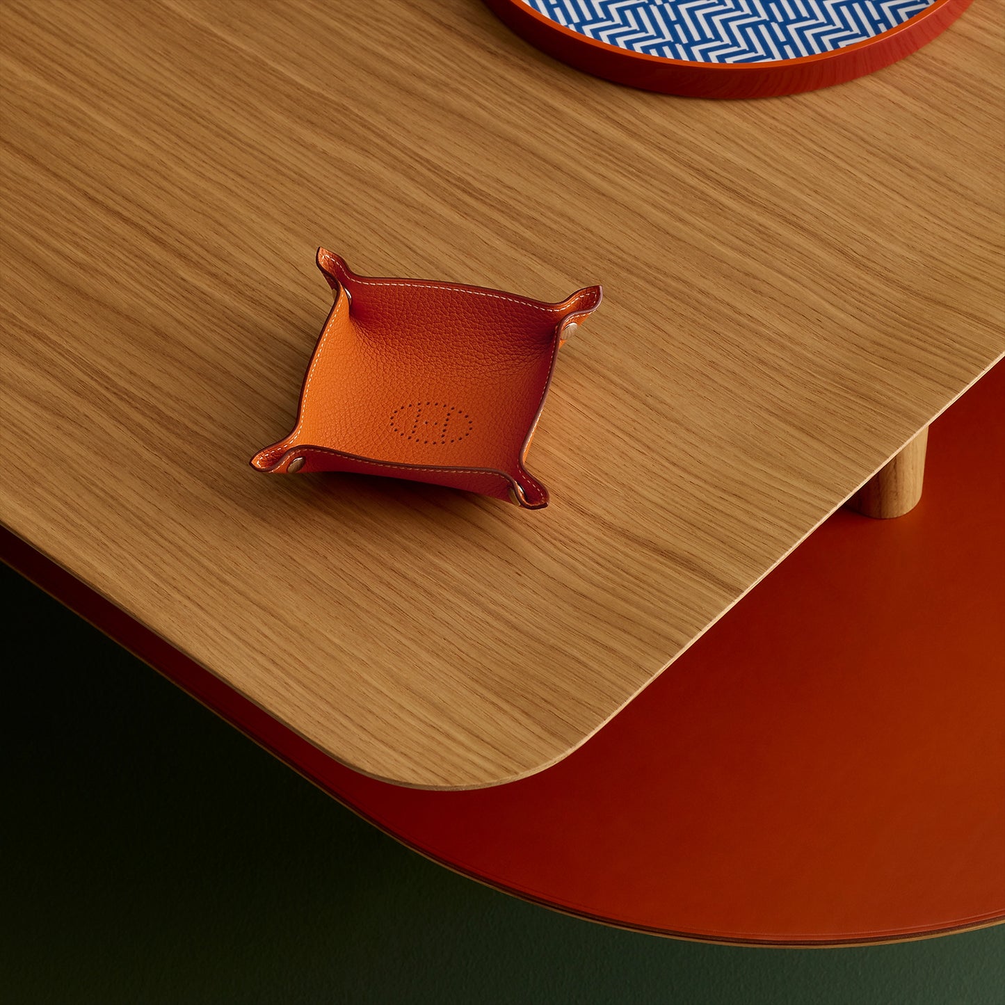 Mises et Relances H Evelyne mini change tray Orange