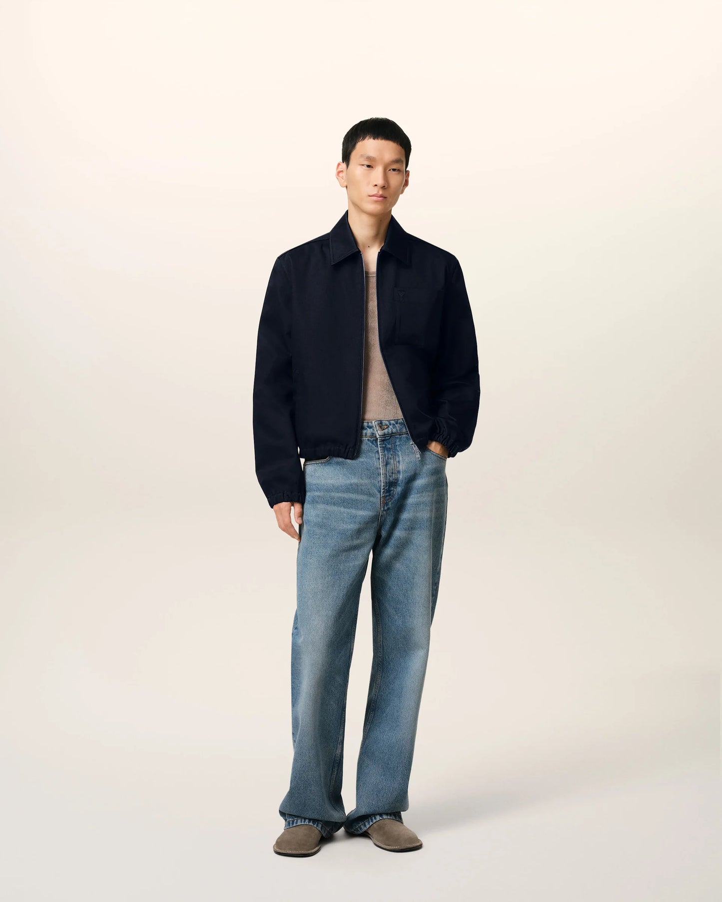 Cotton Ami de Coeur Zipped Jacket