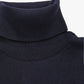 Navy blue sweater on a white background