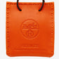 Hermes Orange Milo Lambskin & Swift Leather Bag Charm