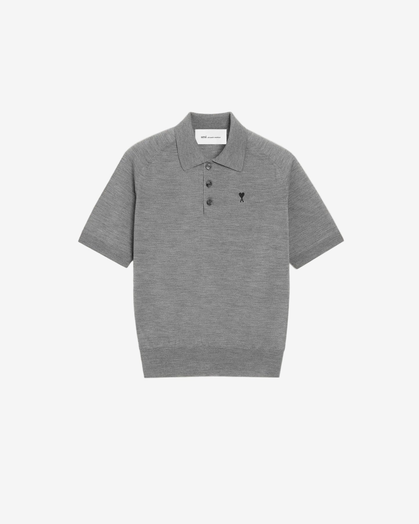 Short Sleeve Polo With Contrasted Ami De Coeur