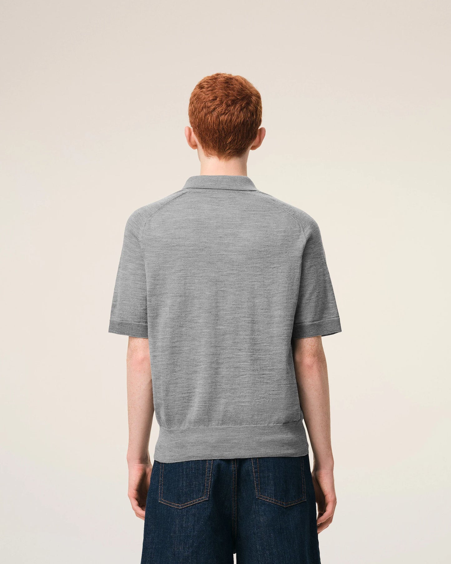 Short Sleeve Polo With Contrasted Ami De Coeur