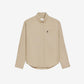 Boxy Fit Shirt Button Down Collar And Embroidered Ami