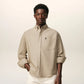 Boxy Fit Shirt Button Down Collar And Embroidered Ami