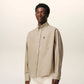 Boxy Fit Shirt Button Down Collar And Embroidered Ami