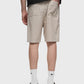 Beige shorts on a white background