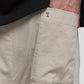 Beige shorts on a white background