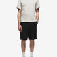 Black shorts on a light gray background