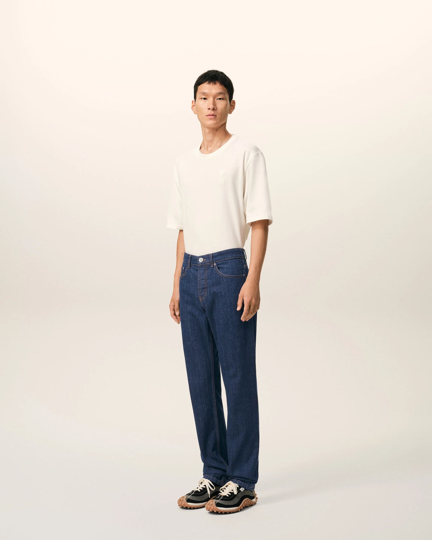 Blue Cotton Classic Fit Jeans