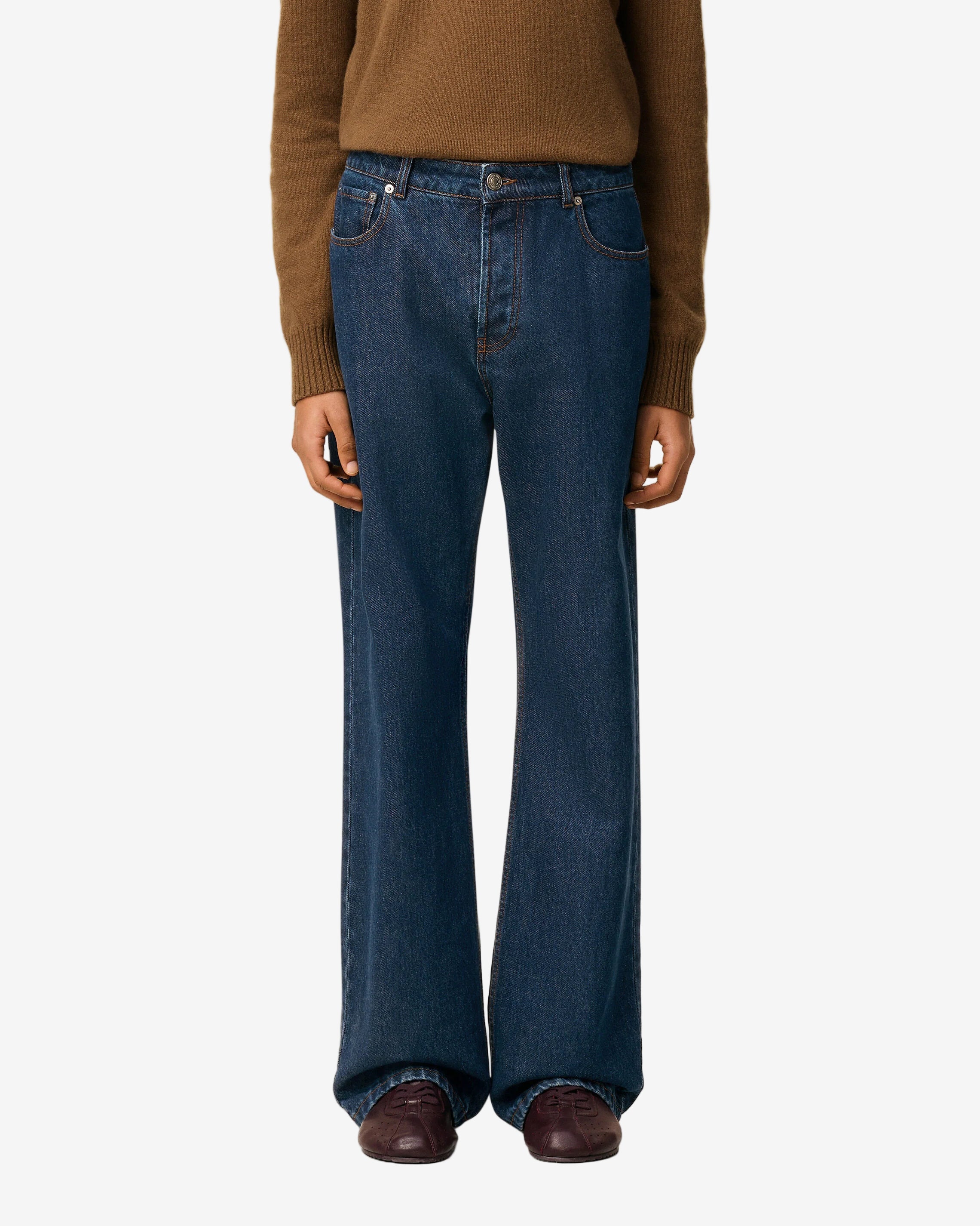 Cotton Large Fit Jeans