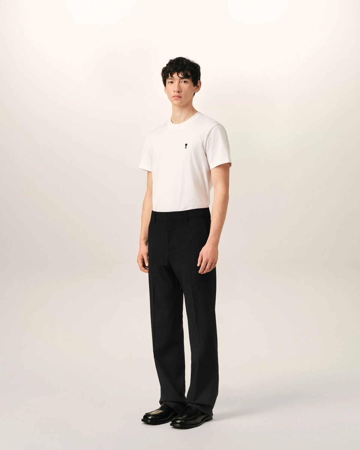Parisian fit trousers in cotton gabardine