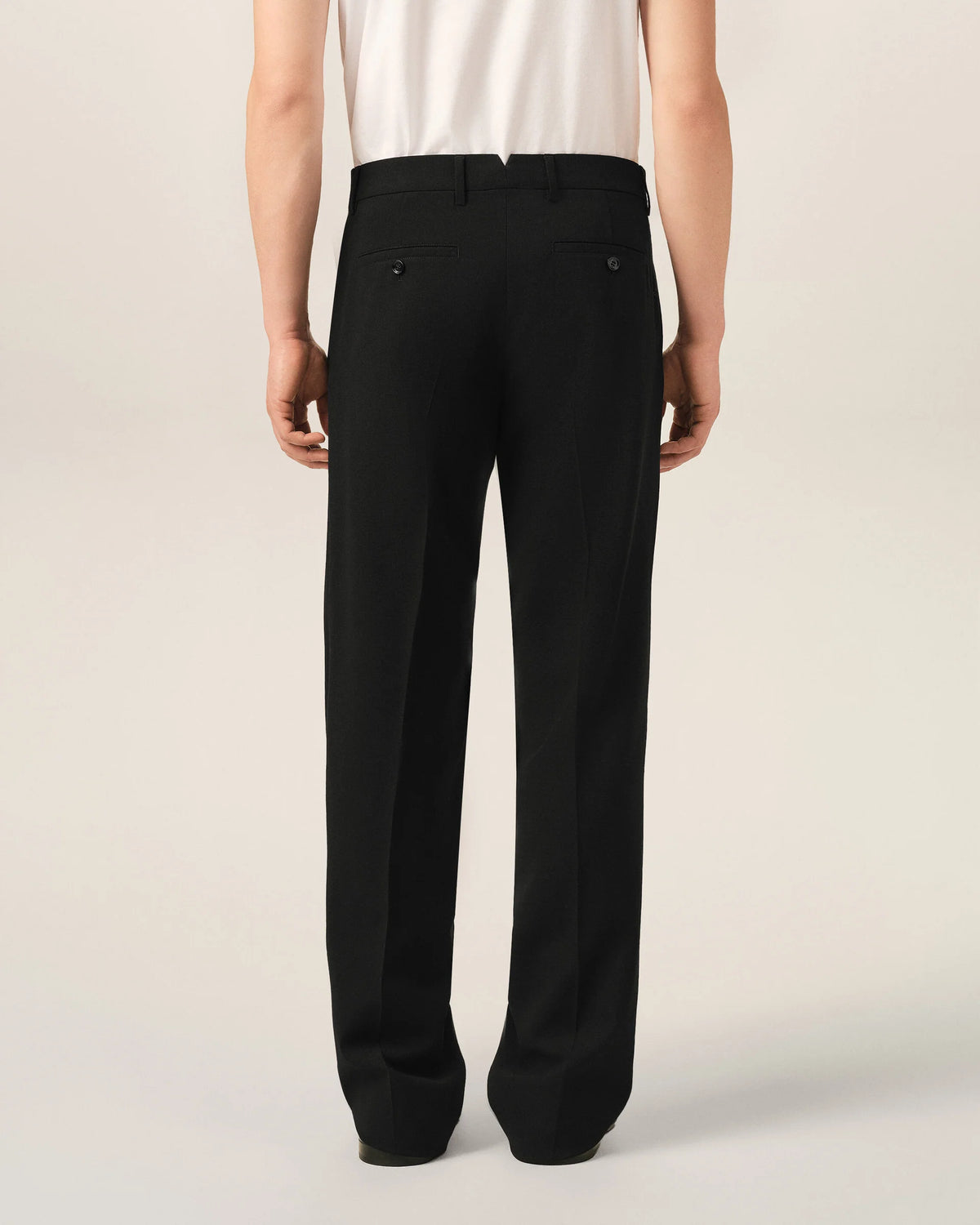 Parisian fit trousers in cotton gabardine