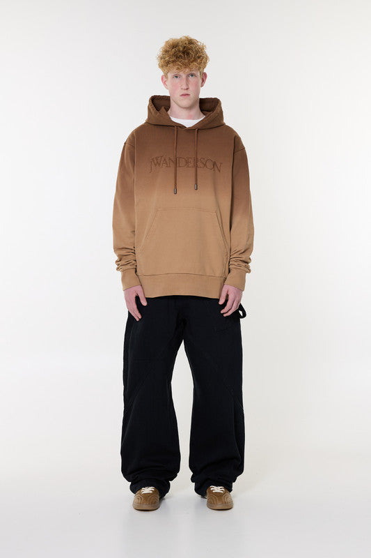 LOGO EMBROIDERY GRADIENT HOODIE