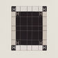 Avalon III throw blanket Black/White