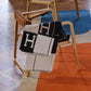 Avalon III throw blanket Black/White