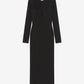 Black dress on a white background
