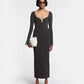 Jerica Matte Viscose Midi Dress