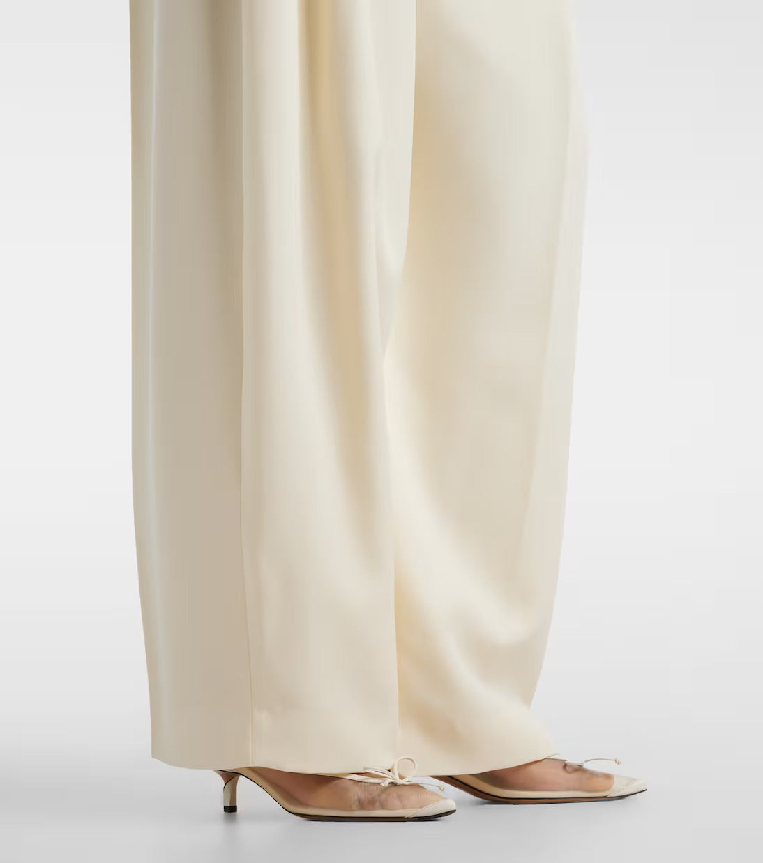 Jacquemus Pleated Wide-Leg Pants