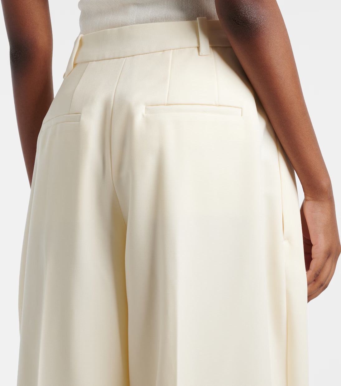 Jacquemus Pleated Wide-Leg Pants