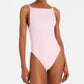 Sole open-back swimsuit