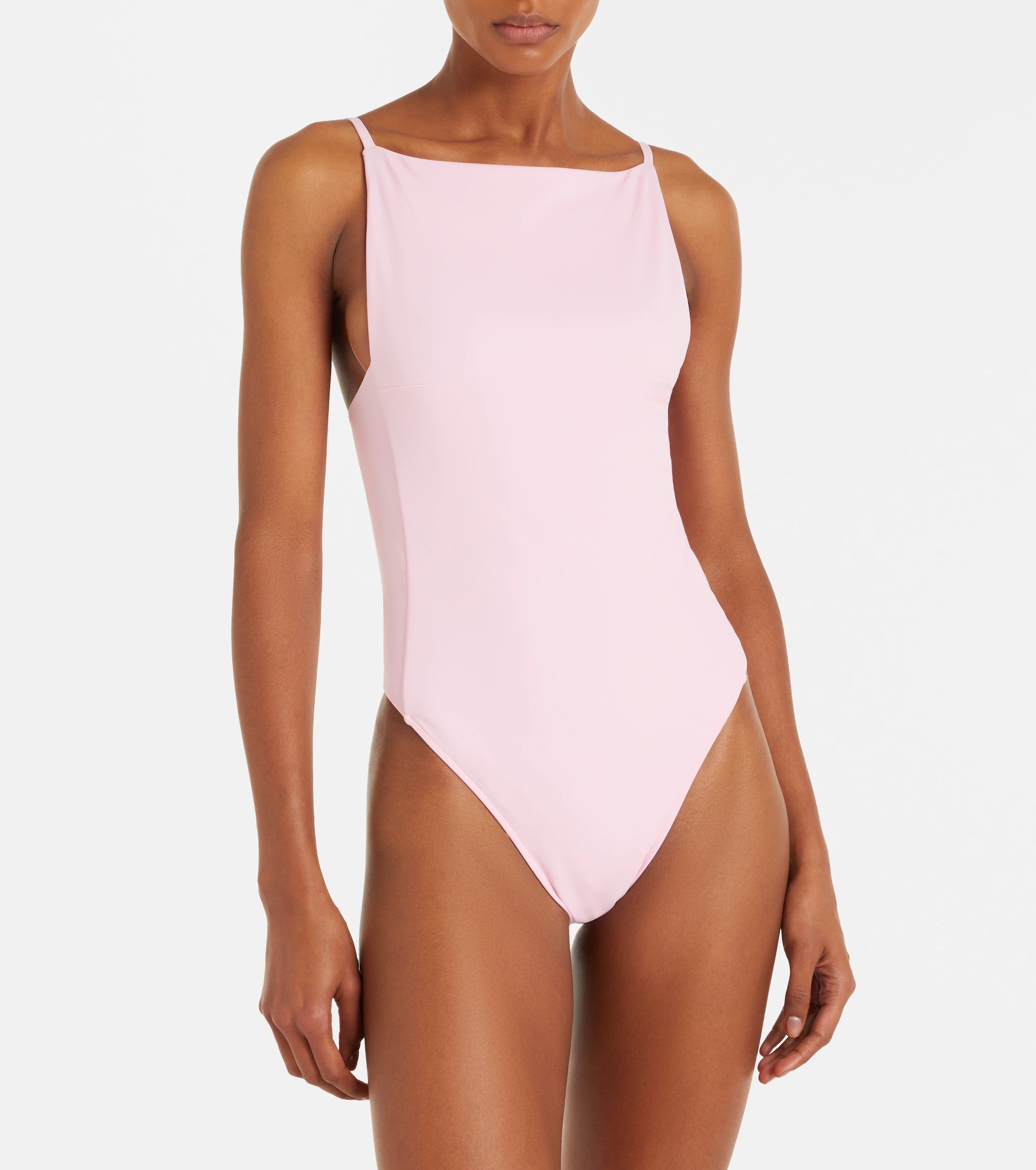 Sole open-back swimsuit