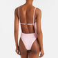 Sole open-back swimsuit
