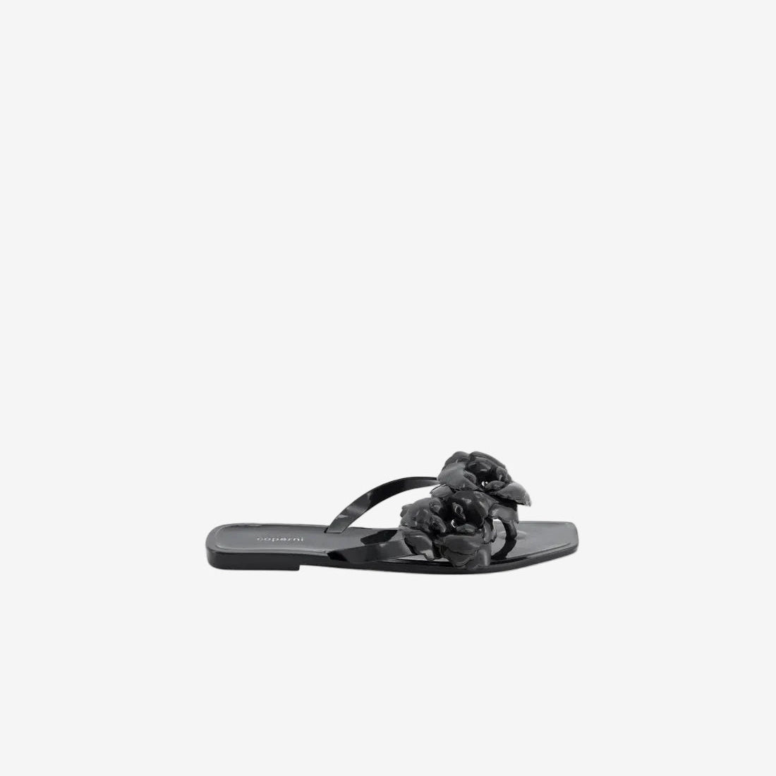 Silicone Flower Flat Sandals