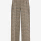 Plaid pants on a white background