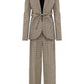 RABANNE Prince of Wales double-pleated checked wool-blend pants