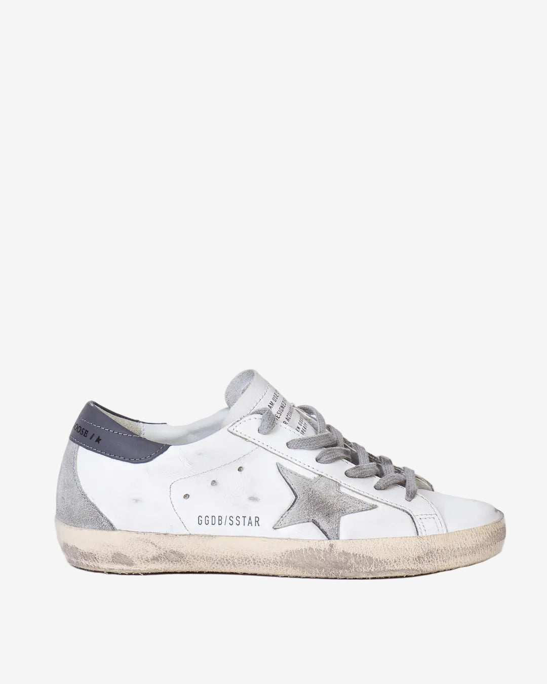 Golden Goose Superstar Deluxe  White Ice Dark Grey (Women's)