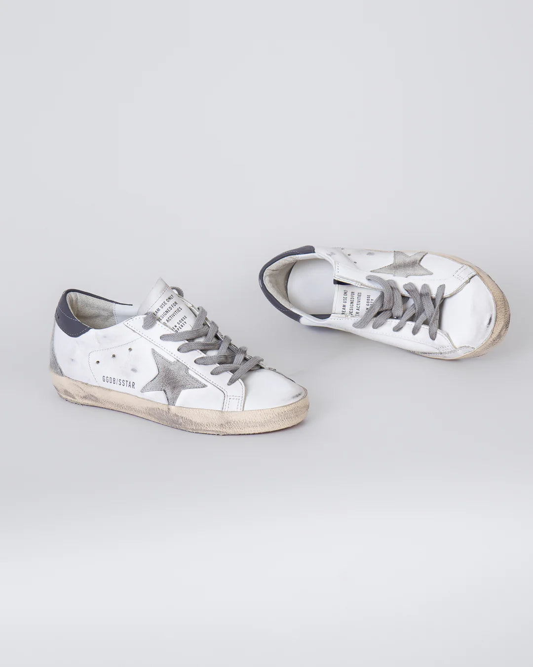 Golden Goose Superstar Deluxe  White Ice Dark Grey (Women's)