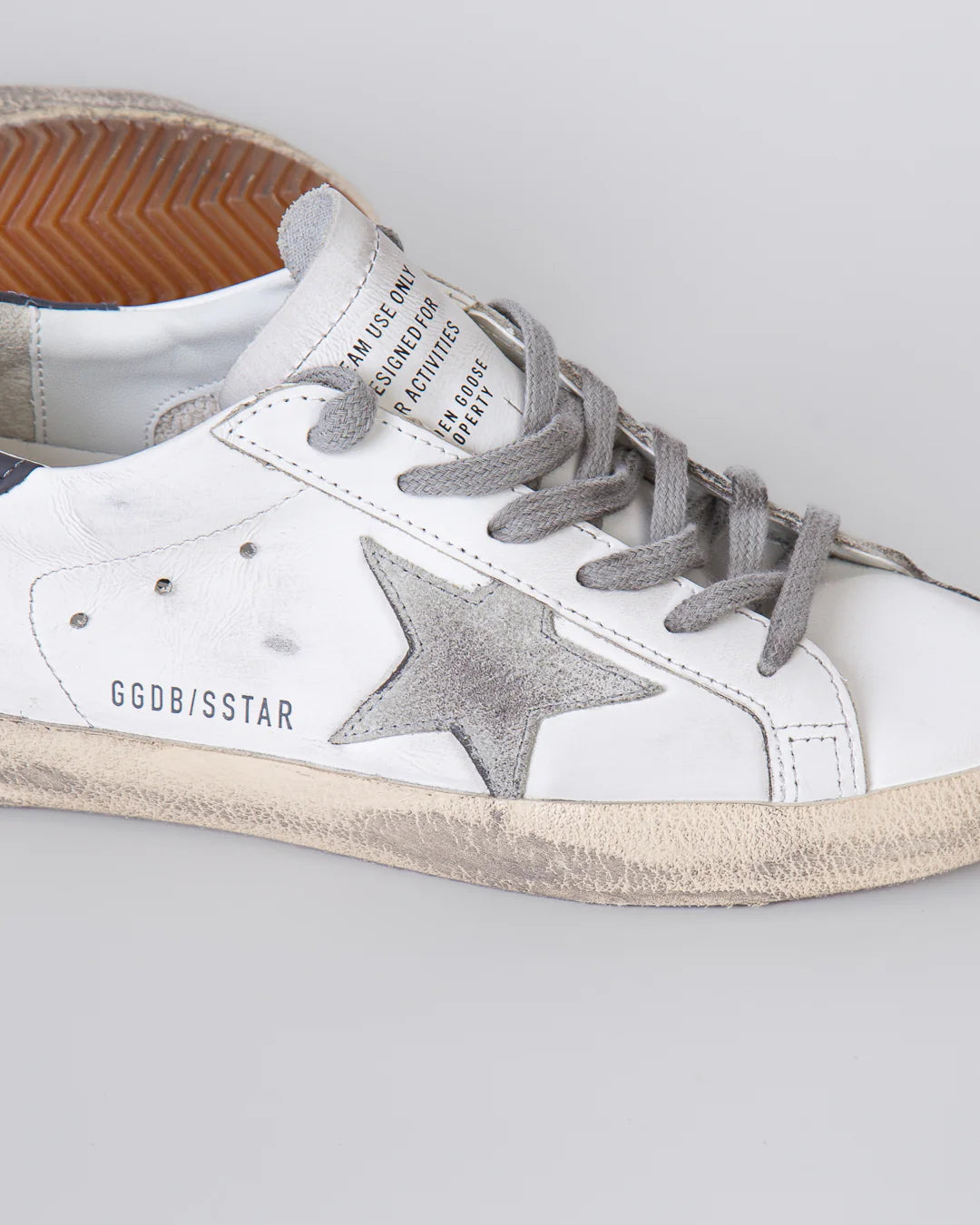 Golden Goose Superstar Deluxe  White Ice Dark Grey (Women's)