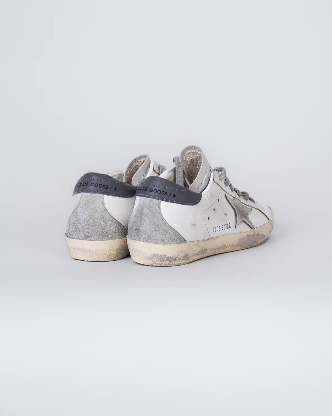 Golden Goose Superstar Deluxe  White Ice Dark Grey (Women's)