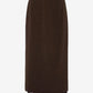 Midi skirt with two layers