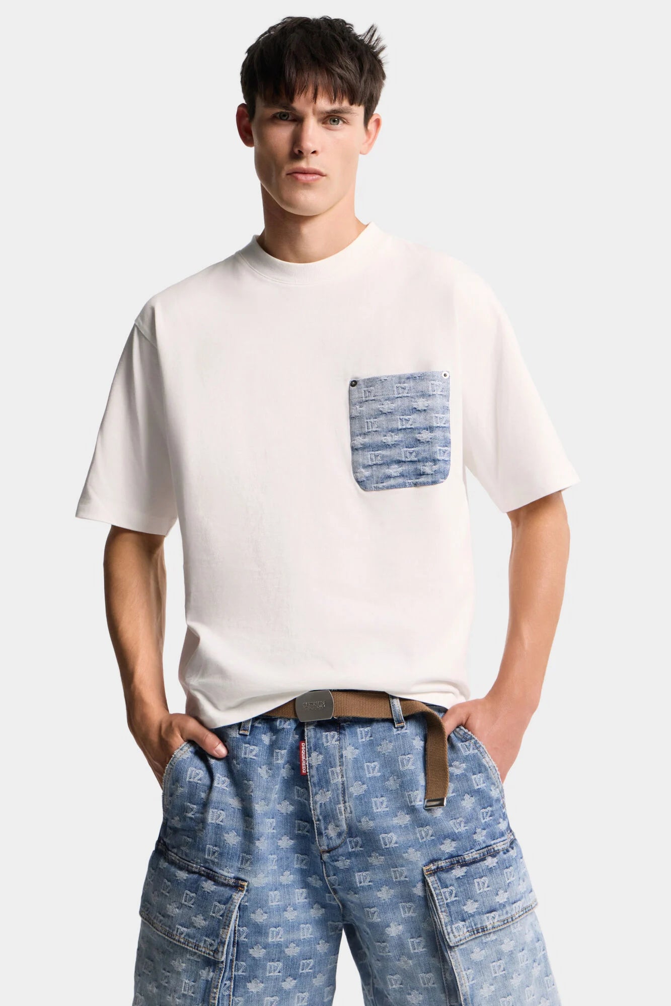 Dsquared2 Monkey Business Loose Fit T-Shirt