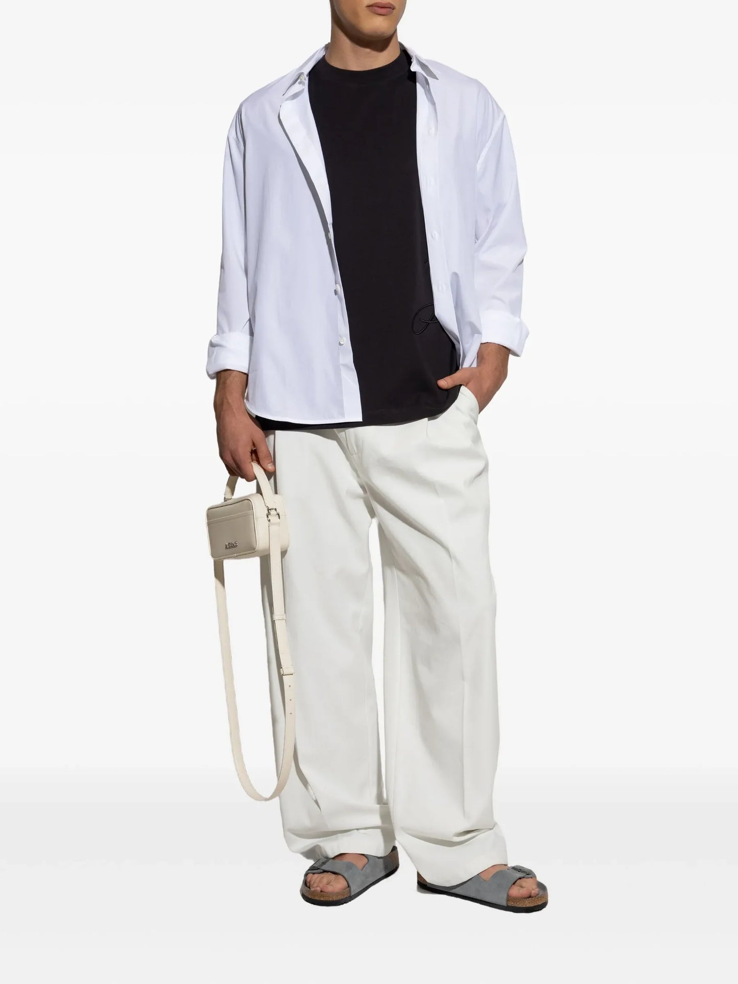 Collared Long-Sleeved Henri Shirt