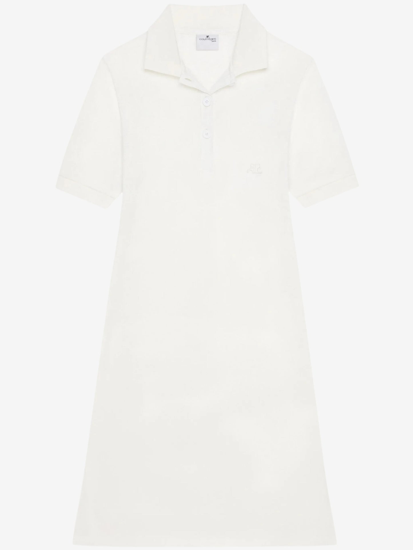 White dress on a white background