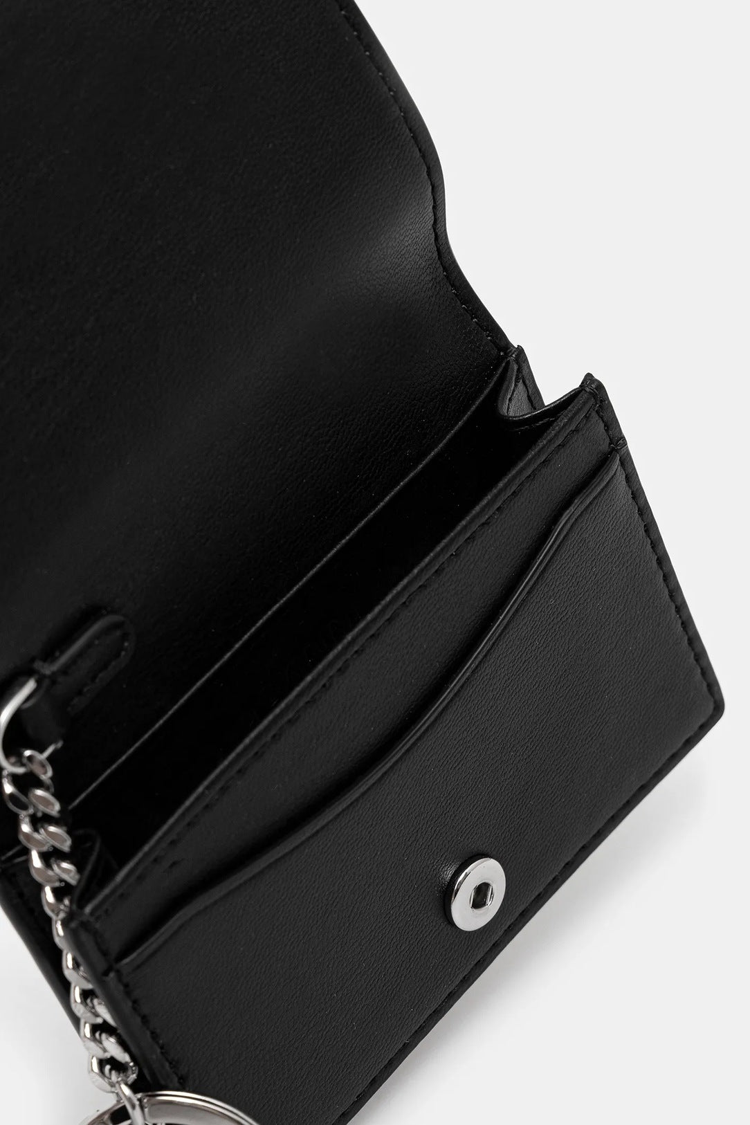 Ganni BLACK Wallet with Logo
