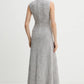 Mesh Maxi Dress Grey Violet